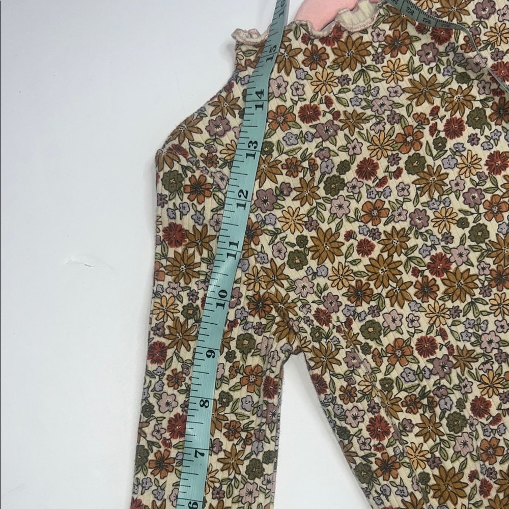 LC Lauren Conrad Kids Floral Long Sleeve Top - Multicolor - Picture 5 of 6